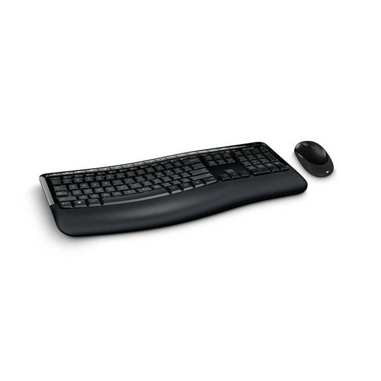 مايكروسوفت وايرلس سطح المكتب 5050 لوحة مفاتيح وماوس | أسود
