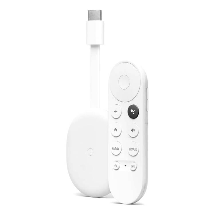 4K Google Chromecast with Google TV - White