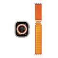 HYPHEN Watch Strap Nylon Loop لـ Apple Ultra (متوسط) - البرتقالي