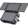 Powerology 76800mAh 300W لوحة شمسية متكاملة للمولدات المحمولة - أسود