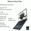 ASUS Zenbook 14X Windows 11 Home - Inkwell Gray