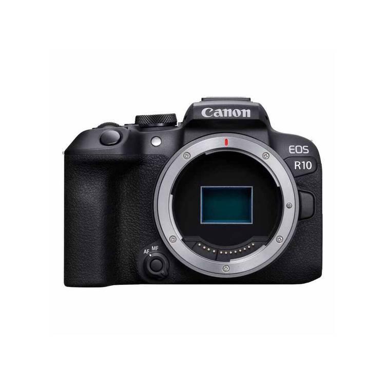 كاميرا كانون EOS R10 بدون مرآة + عدسة 6.3 IS STM - أسود