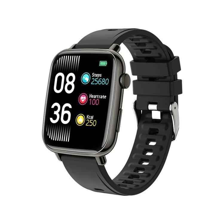 Porodo Verge Smart Watch Fitness & Health Tracking - Black - 49mm Display