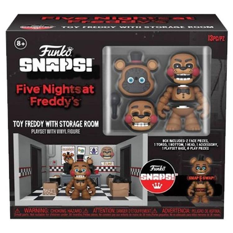 Funko Toys Snap Playset Games Five Nights At Freddys Security Room