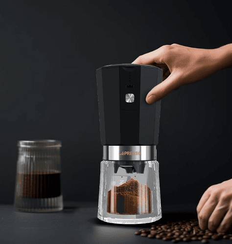 Portable Coffee Bean Grinder, Reliable Cordless Coffee Grinder