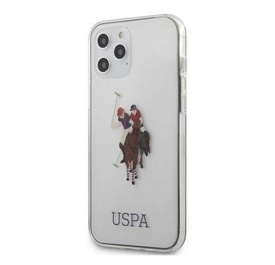 CG Mobile U.S. Polo Assn. PC/TPU Hard Case DH Color for iPhone 12 Pro Max (6.7") Shock & Drop Protection Suitable with Wireless Chargers Officially Licensed Transparent