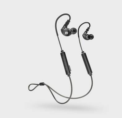 سماعات الأذن MEE Audio X6 ستيريو بلوتوث اللاسلكية الرياضية داخل الأذن - أسود