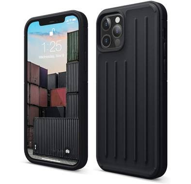 غطاء Elago Armor لهاتف iPhone 12 Pro Max (6.7 بوصة) - أسود