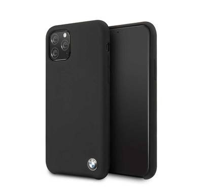 CG Mobile BMW Signature Collection Silicone Hard Case Compatible for iPhone 11 (6.1") Shock & Scratch Resistant, Shock & Drop Protection Back Cover Officially Licensed - Black