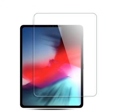 واقي شاشة من الزجاج المقوى من بورودو لجهاز iPad 12.9 "(2018) ، صلابة 9H ، مصمم خصيصًا ليناسب الشاشة وحساسية شاشة اللمس عالية الاستجابة ، شفاف