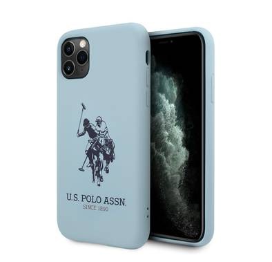 CG MOBILE U.S.Polo Assn. Silicone Effect Case Big Horse Logo Compatible for iPhone 11 Pro ( 5.8" ) Shock Resistant, Scratches Resistant, Easy Access to All Ports