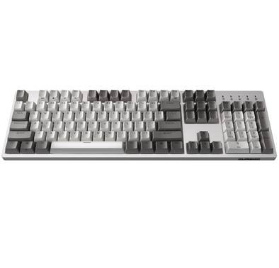 لوحة مفاتيح ميكانيكية للالعاب من دوريدس توروس K310 - 104 مفاتيح - تقنية PBT المزدوجة - NKRO - يو اس بي نوع سي, التوافق مع Mac و Windows ، مفتاح احمر - أبيض