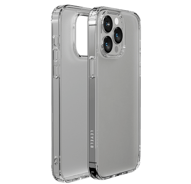 Levelo Lucu Matte Back Case Protective iPhone 14 Pro Max Compatibility - Matte Clear