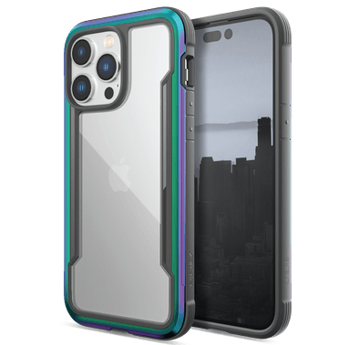 X-Doria Raptic Shield phone case Compatible with iPhone 14 Pro Max - Iridescent