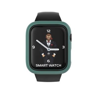 جراب Green Lion Slim Guard Pro بالزجاج لساعة Apple Watch 40 مم - أخضر