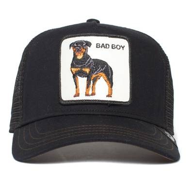 قبعة جورين بروس The Baddest Boy للجنسين Trucker Cap - أسود