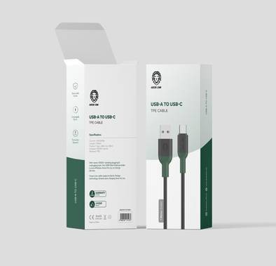 Green Lion USB-A to Type-C TPE Cable - 1m