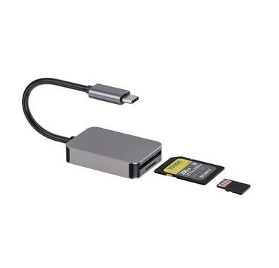 بورودو 2 في 1 قارئ بطاقات USB-C، SD MicroSD