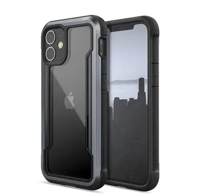 حافظة X-Doria Raptic Shield لهاتف iPhone 12 (5.4 ) - أسود