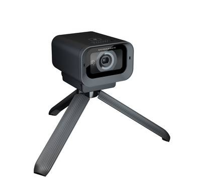 Porodo Gaming 2K 30fps Auto Focus Web Cam with in-built Mic and Tripod - Black