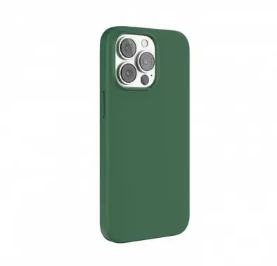 غطاء حماية من السيليكون السائل Green Lion مع Magsafe لهاتف iPhone 15 Pro - أخضر