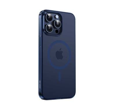 حافظة هاتف iPhone 15 Pro Max باللون الأخضر الأسد من Magsafe Delgado - أزرق