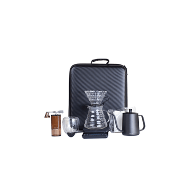2023 Hot Sell Electricity Coffee Maker Set With Travel Bag 850ML Black