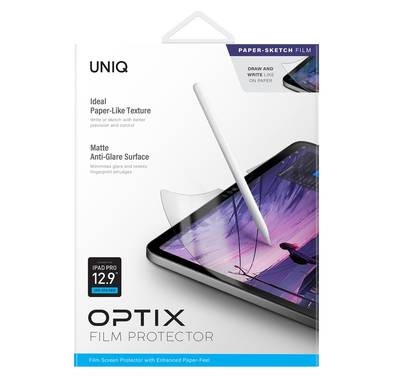 واقي شاشة UNIQ Optix Paper-Sketch Film - iPad Pro 12.9 (الجيل 3-5)