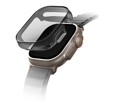 حافظة Uniq Garde Hybrid مع حماية شاشة لساعة Apple Watch Ultra - رمادي