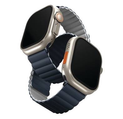 حزام مغناطيسي قابل للعكس من Uniq Revix لساعة Apple - أزرق