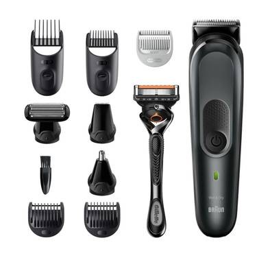 Braun All-In-One Trimmer with 8 Attachments-MGK7331 10  - Black