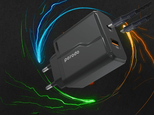 Wall Charger with Type-C to Lightning PD Cable