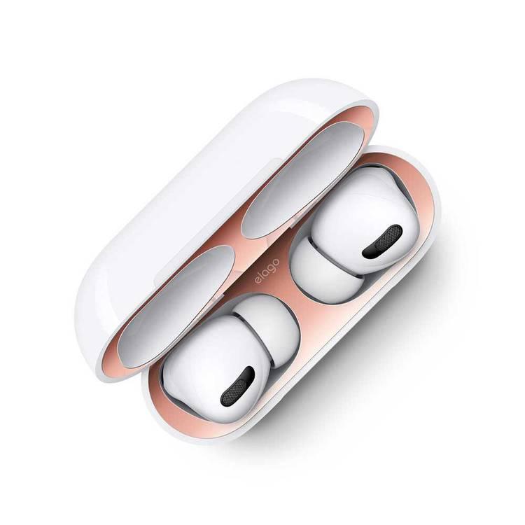 Elago Dust Guard for Apple Airpods Pro (2 Sets) - Glossy Rose Gold