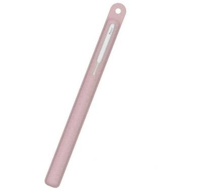 AhaStyle Leather Texture Silicone Sleeve Compatible for Apple Pencil 2, Premium Silicone Material, All Around Protection Suitable with 2nd Gen Apple Pencil - Pink