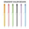 AhaStyle Gradient Colorful Ultra-Thin Sleeve Suitable for Apple Pencil 2nd Gen, Soft Silicone Material, Lightweight, Durable Compatible with all-new Apple Pencil - Green