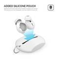 AhaStyle Silicone Cover for Airpods ( 3 Small Pairs ) - White