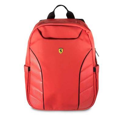 CG Mobile Ferrari Scuderia New Simple Version Backpack 15" Officially Licensed, High Quality Design, Lightweight, Adjustable shoulder Strap, Optimal Comfort, Useable for School