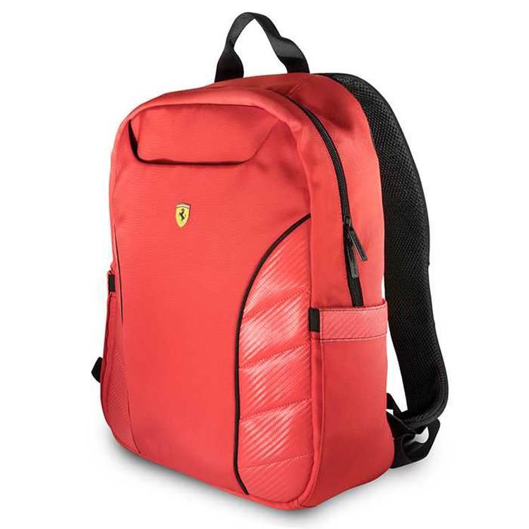 CG Mobile Ferrari Scuderia New Simple Version Backpack 15" Officially Licensed, High Quality Design, Lightweight, Adjustable shoulder Strap, Optimal Comfort, Useable for School