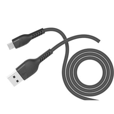 Porodo PVC Micro USB Cable 2.4m, Fast...