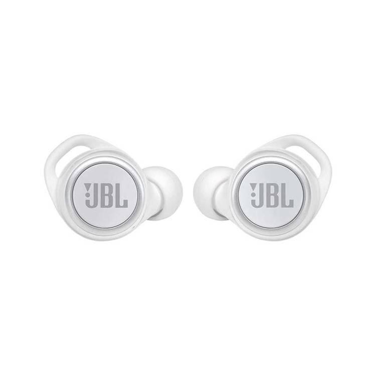 JBL Live 300 True Wireless In-Ear Headphones with Smart Ambient, 20-hours Battery Life, Hands-free Stereo Calls, IPX5 Sweat and Water Resistant - White