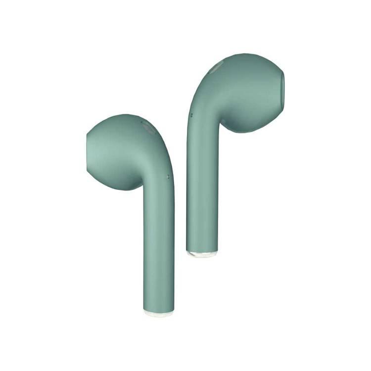 جراب شحن لاسلكي من بوردو 5 فولت / 0.4 أمبير ، سماعات أذن ساوندتيك داخل الأذن ، سماعات بلوتوث لاسلكية للإقران التلقائي ، تحكم باللمس ، إمكانية الاستخدام من جانب واحد ، اخضر