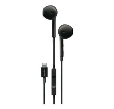 Porodo Soundtec Stereo Earphones 1.2m Compatible for iPho...