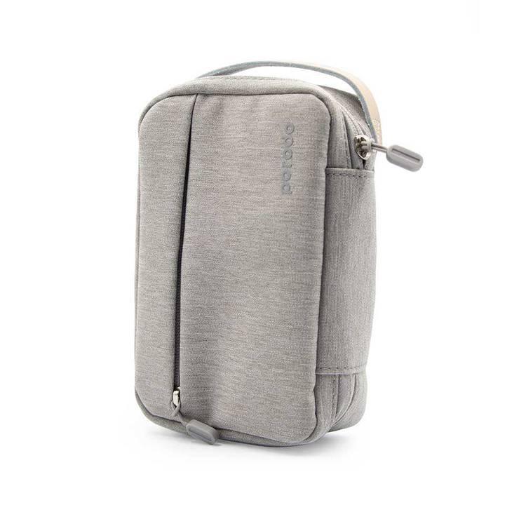 Porodo Convenient Storage Bag 8.2", Lightweight Slim Pouch, Easy for Carrying, Suitable for Outdoor, Business, Office, School - Gray