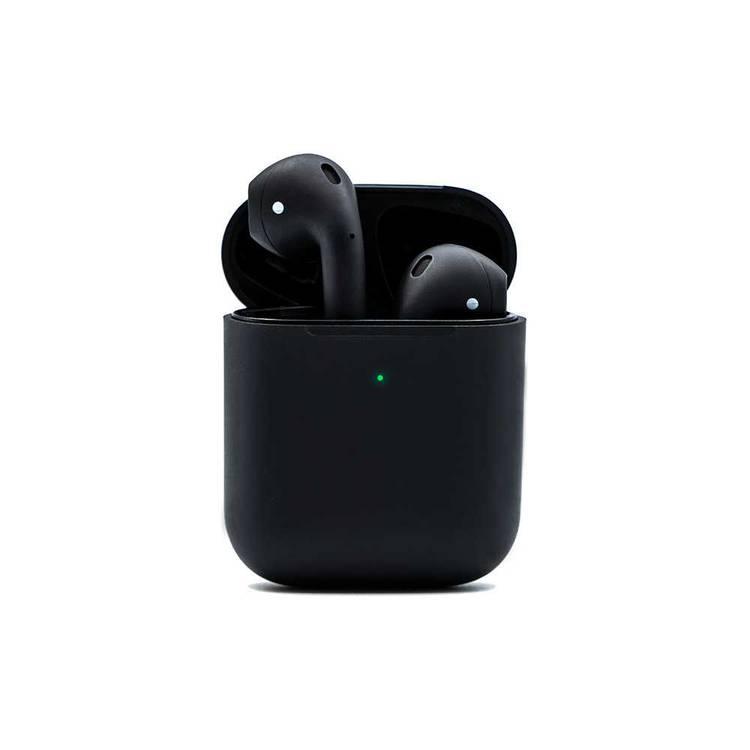 Porodo Wireless Charging Case 5V/0.4A Earbuds, Soundtec Pure Headphones in-Ear (SE), Bluetooth Earphones Auto-Pair Wireless, Touch Control, Single-Sided Use Enabled - Black