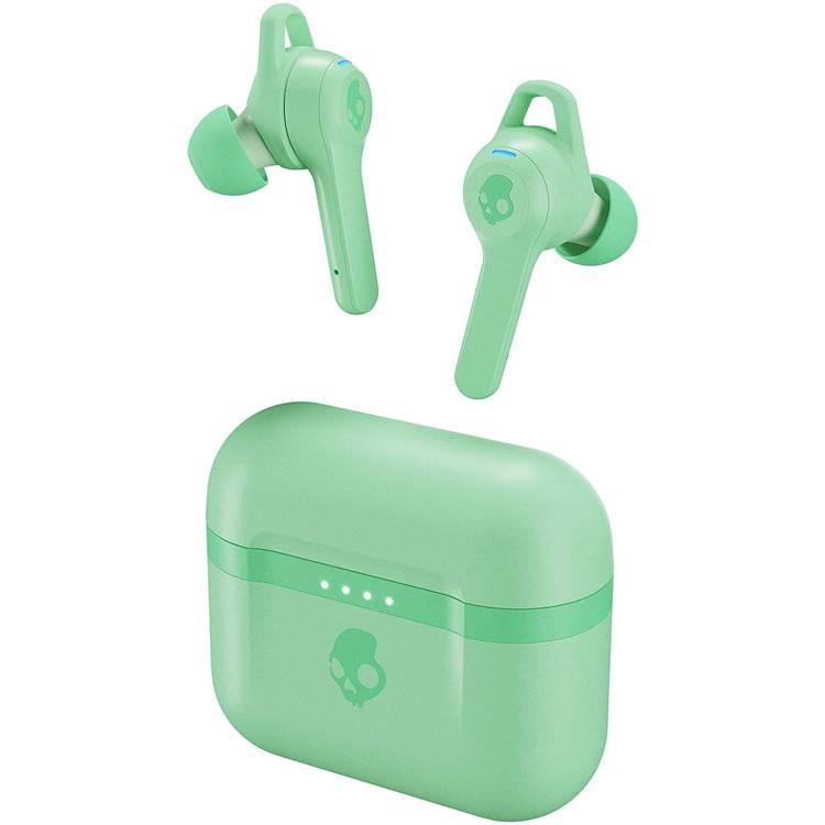 Skullcandy Indy Evo True Wireless In-Ear Earphones with Call, 30-hours Battery Life + Rapid Charge, IP55 Sweat, Water and Dust Resistant, 3 EQ Modes (Music, Movie, Podcast) - Pure Mint