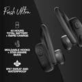 Skullcandy Push Ultra True Wireless In-Ear Earbuds with Full Controls from Each Bud, 40-Hours Battery Life + Rapid Charge, IP67 Sweat & Waterproof, Moldable Hooks + Stay-Aware Buds