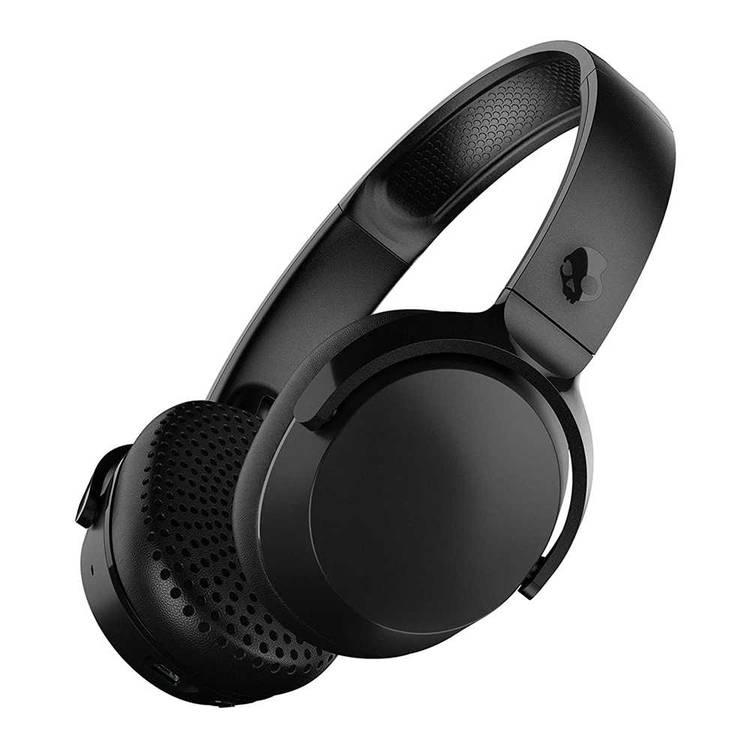 Skullcandy Riff Wireless On-Ear Headphones, Call & Track Control, 12-Hours Battery Life, Ultra-Durable Headband, Rapid Charge Bluetooth Headset with Activate Assistant - Black