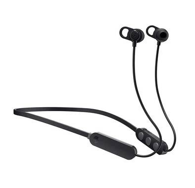 Skullcandy Jib+ Active Wireless In-Ear Headphones with Microphone, Splash Resistant, 6-Hours Battery Life, Bluetooth Earbuds with Activate Assistant Black/Black