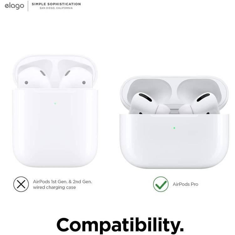 Elago Ear Tips Cover Compatible for AirPods Pro Secure Fit, Scratch-free Silicone, Dust & Dirt Proof, Fits in the Case Easily, Precise Sensor Cutouts - Pink/Lavender