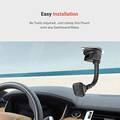 Porodo Aluminum Magnetic Car Mount ( Flexible Neck / Suction Base ) Compatible for All Mobile Phone Devices, Metal Grip, Strong Magnet Phone Holder, Easy Installation & Washable
